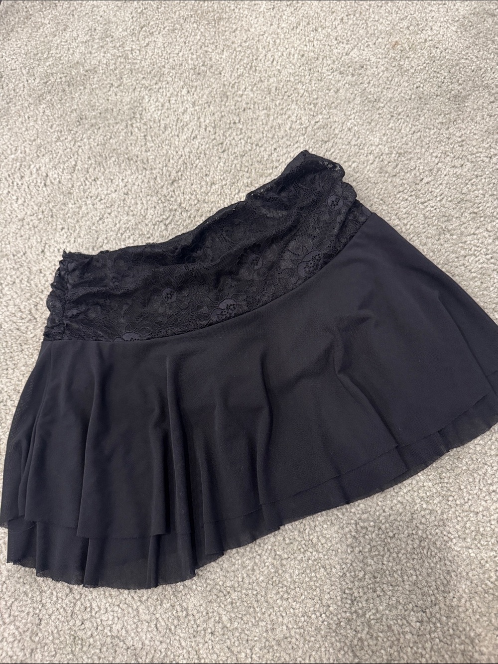 SHEIN Black Lace Mini Dress